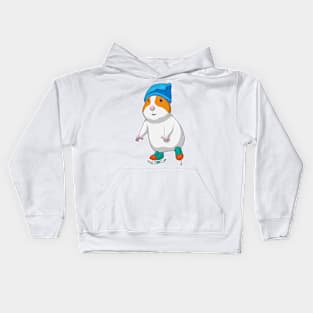 Hamster Ice skating Ice skates Kids Hoodie